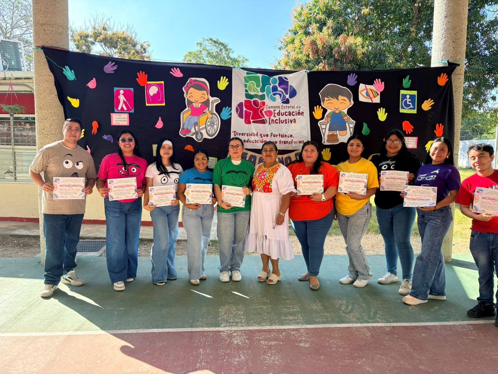 Participación de estudiantes en la Semana Estatal de Educación Inclusiva