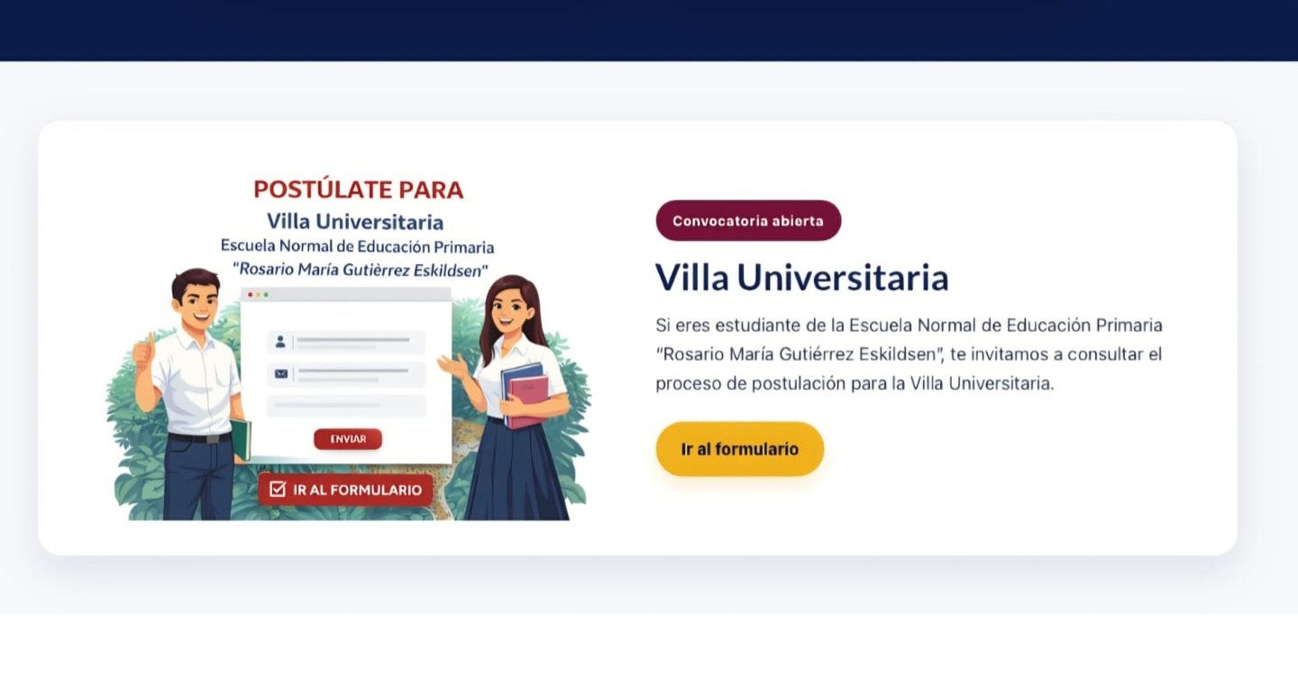 “Villa Universitaria” en nuestra Escuela Normal