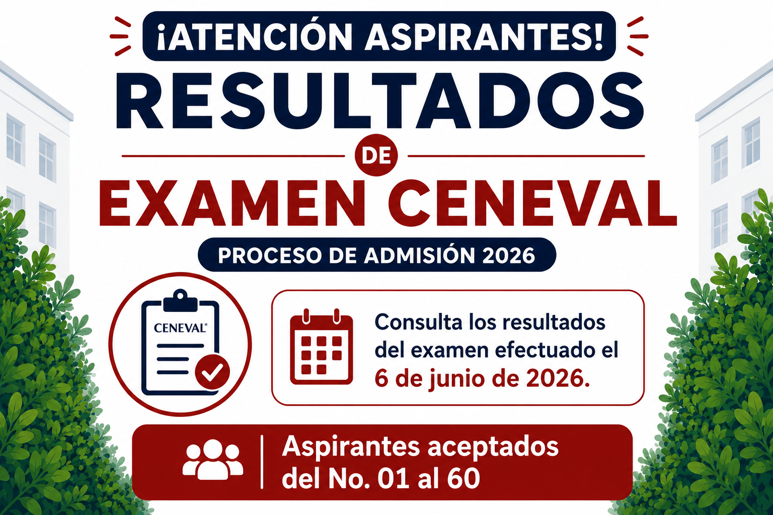 Resultados Examen CENEVAL